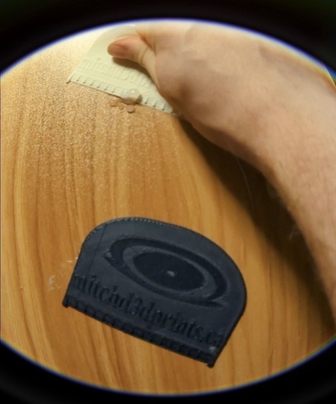 card scraper own design 3D print model_4