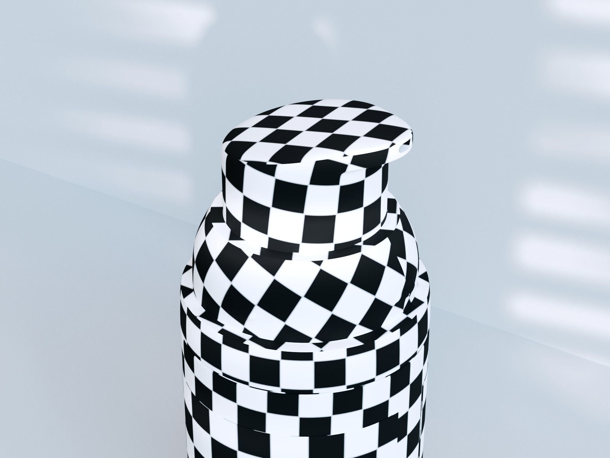 Purifying Foaming Facial Cleanser Low-poly 3D model_9