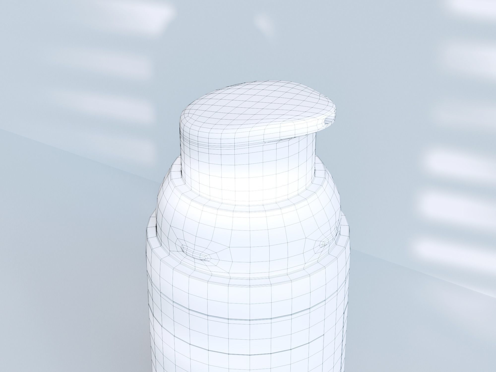 Purifying Foaming Facial Cleanser Low-poly 3D model_8