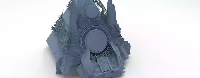 Illumination  pyramid with entrance 