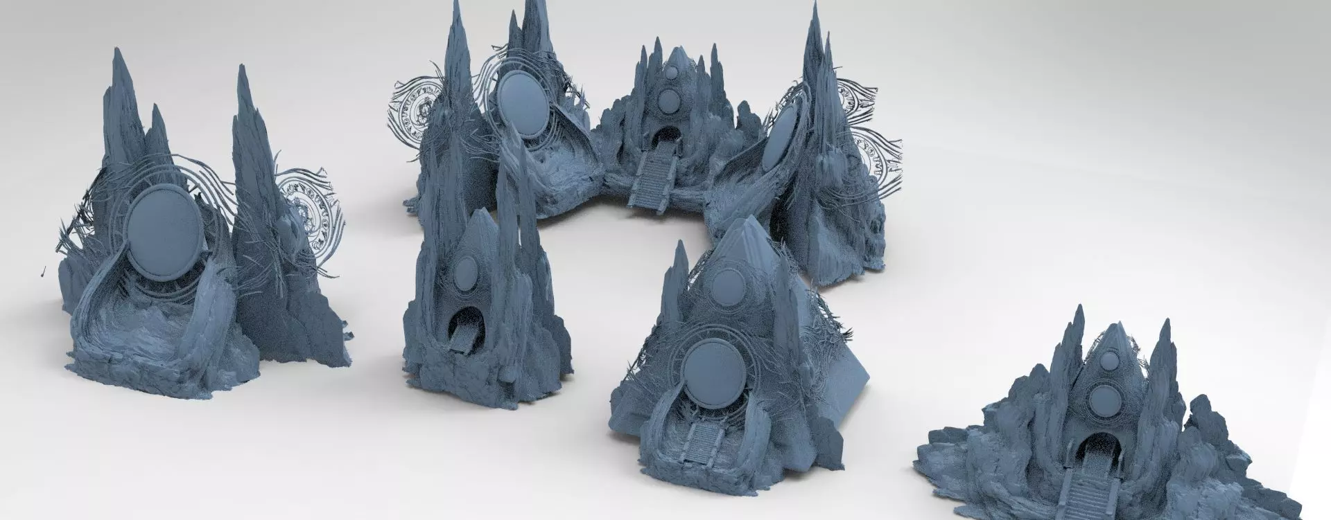 Great Mirror Pyramid  4 versions  3D model_0