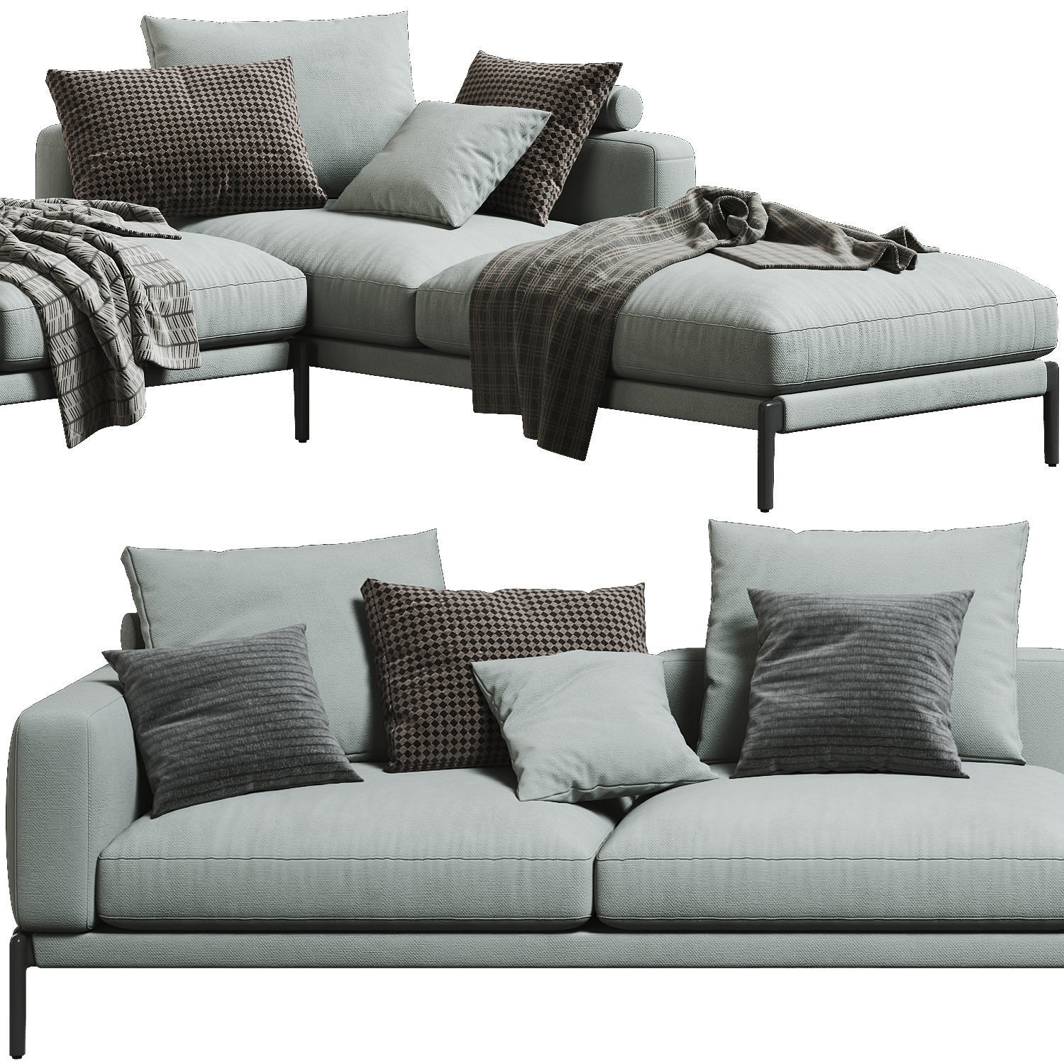 Flexform Romeo Composition 02 3D model_1