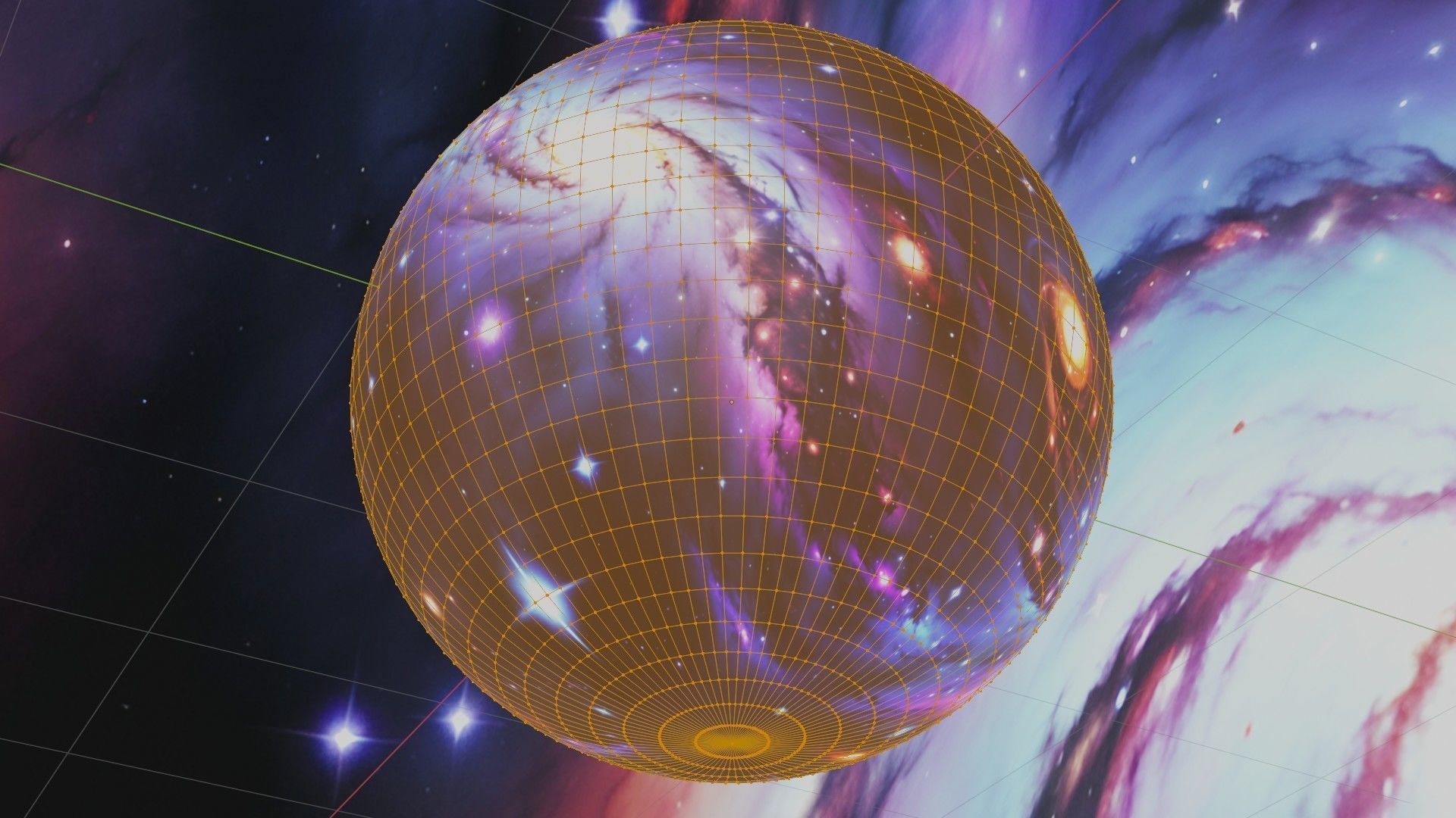 Panoramic Sky SET - Universe Environment Sky 3D mesh and Sphere Low-poly 3D model_7