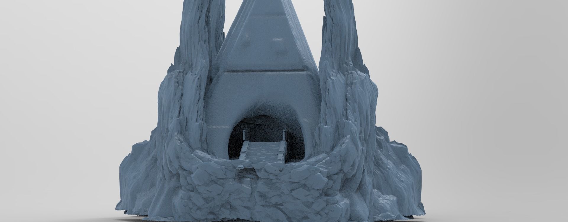 Tutankhamun pharaoh kit bash 3D model_18