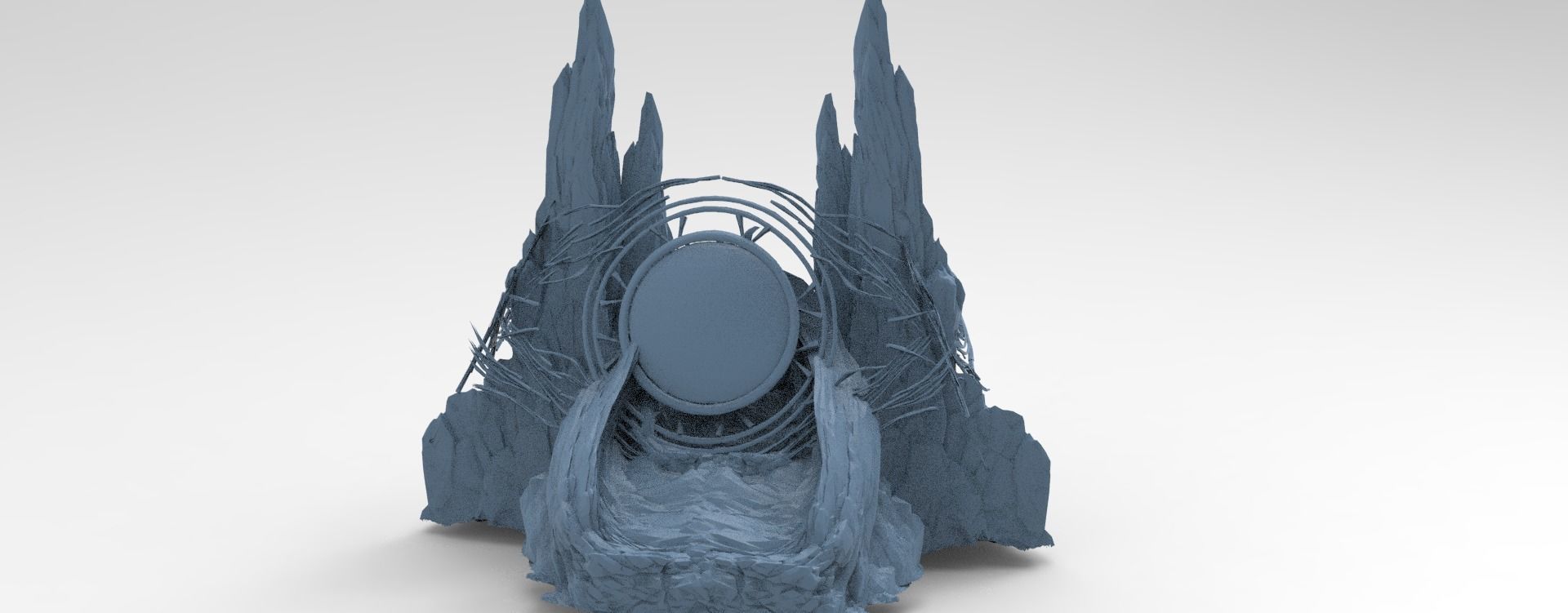 Tutankhamun pharaoh kit bash 3D model_21