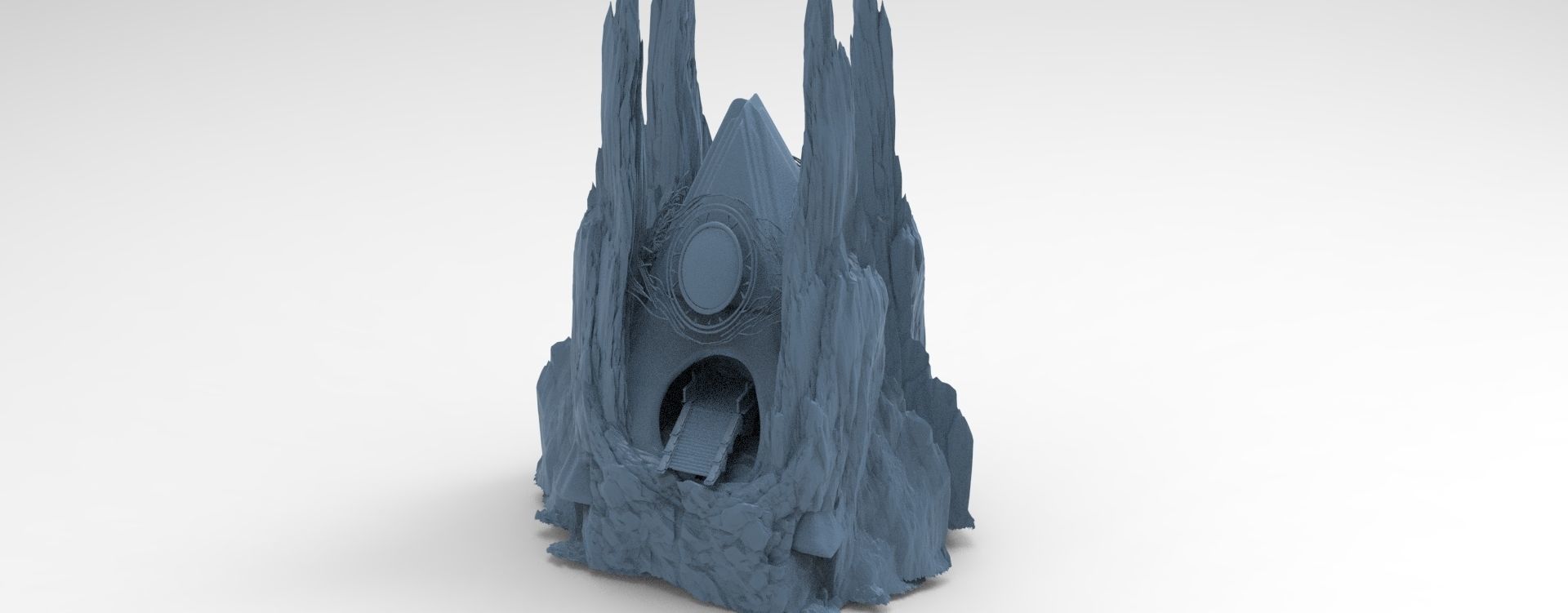 Tutankhamun pharaoh kit bash 3D model_2