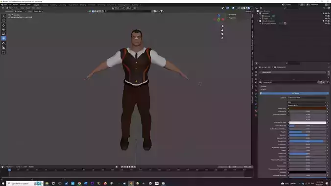 Adventure Awaits Indiana Jones and The Great Circle Bad Guy Low-poly 3D model