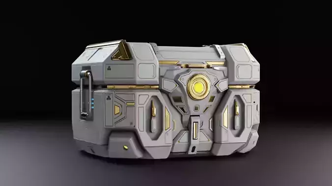 SCI-FI White Chest PBR