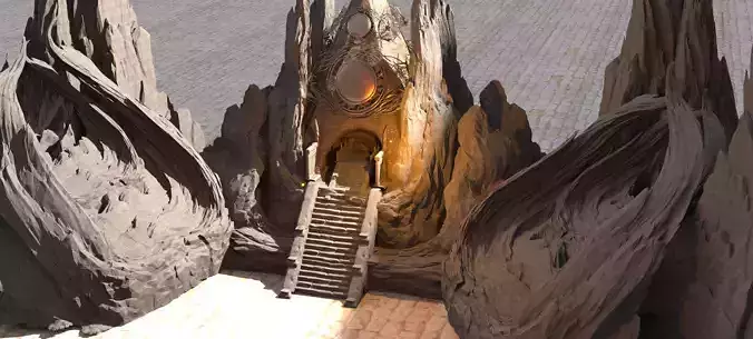 Great Mirror eclipse Tomb of pharoahs  3D model