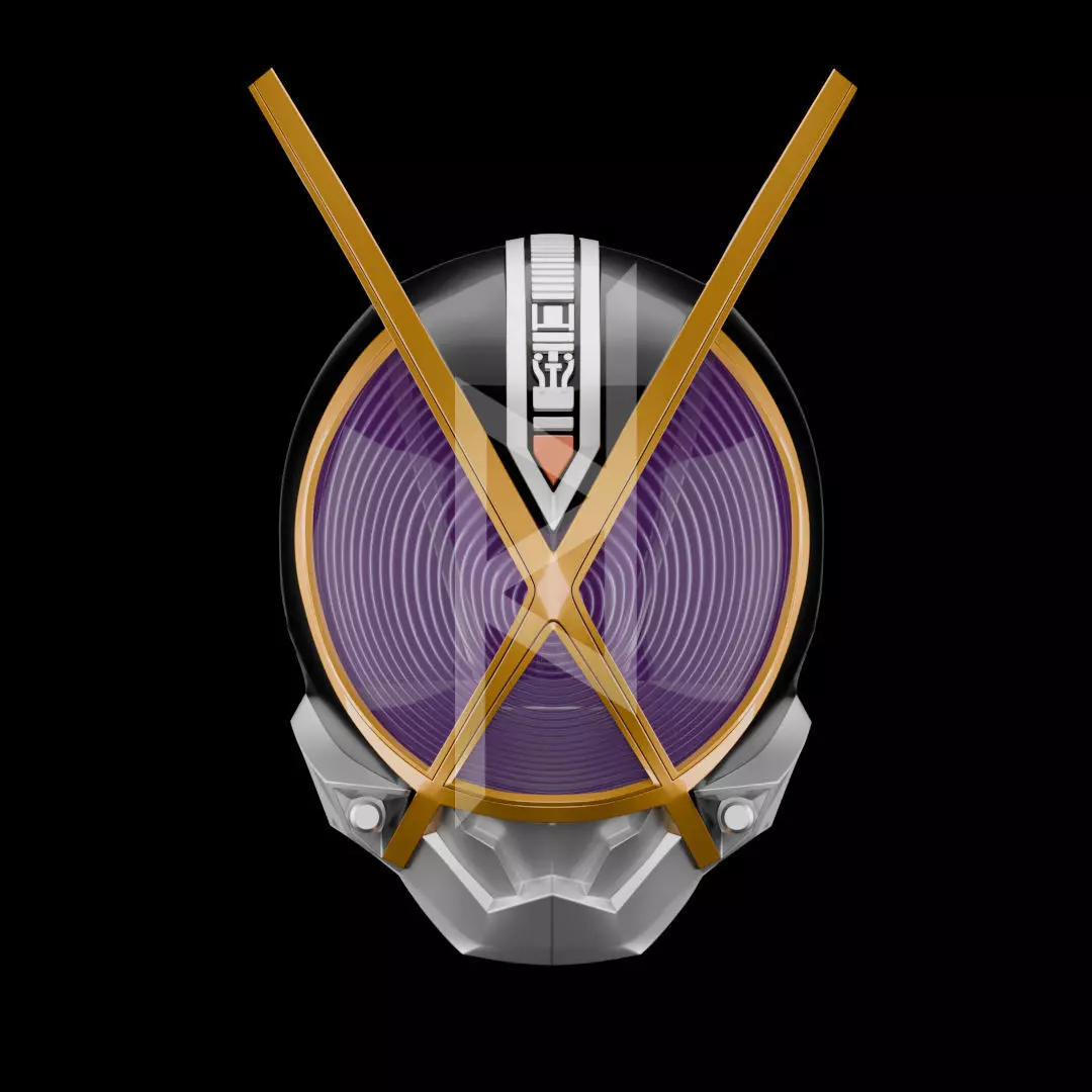 Kamen Rider Kaixa Helmet 3D print model_0