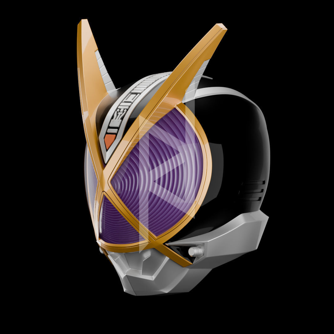 Kamen Rider Kaixa Helmet 3D print model_4