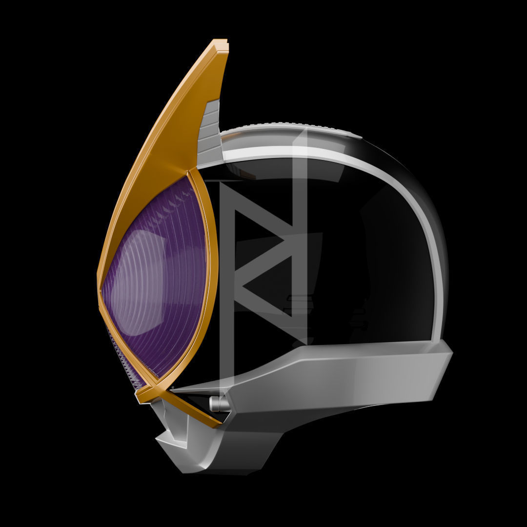 Kamen Rider Kaixa Helmet 3D print model_1