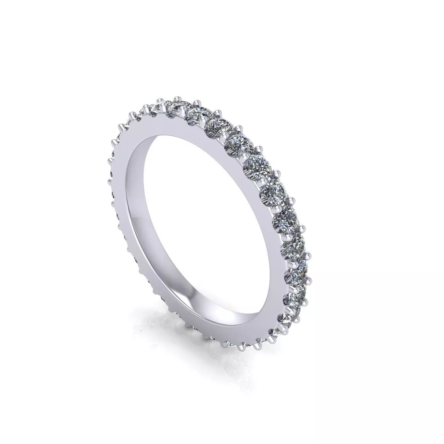 Woman Wedding Ring WDD R3 Free 3D print model