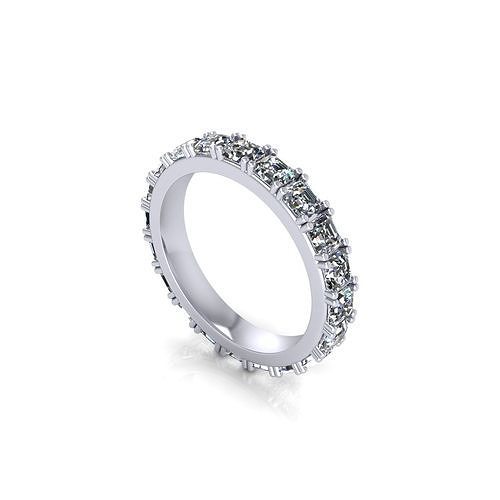 Woman Wedding Ring WD R8 3D print model