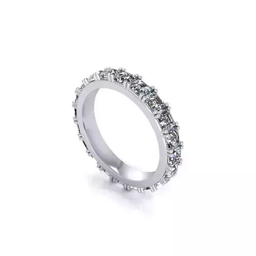 Woman Wedding Ring WD R8 3D print model