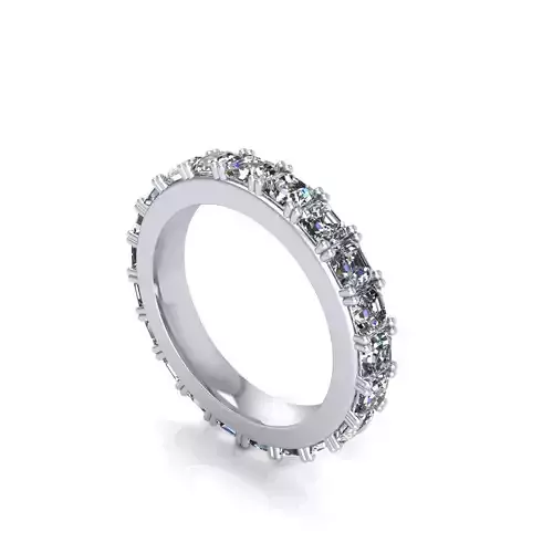 Woman Wedding Ring WD R6 3D print model