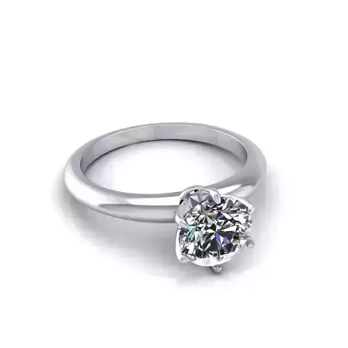 Solitaire Woman Diamond Ring WD R33