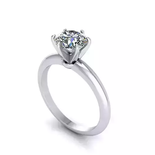 Tiffany Solitaire Diamond Ring WD R31
