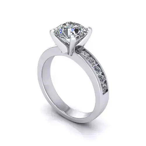 Solitaire Diamond Fashion Ring R123