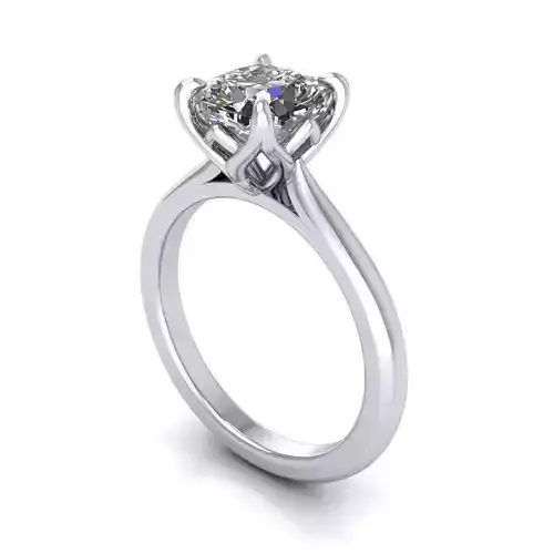 Solitaire Diamond Engagement Ring R127
