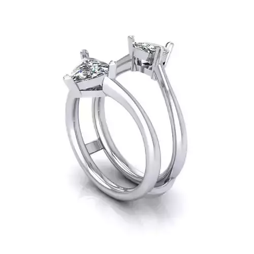 Woman Wedding Ring WD R13 3D print model