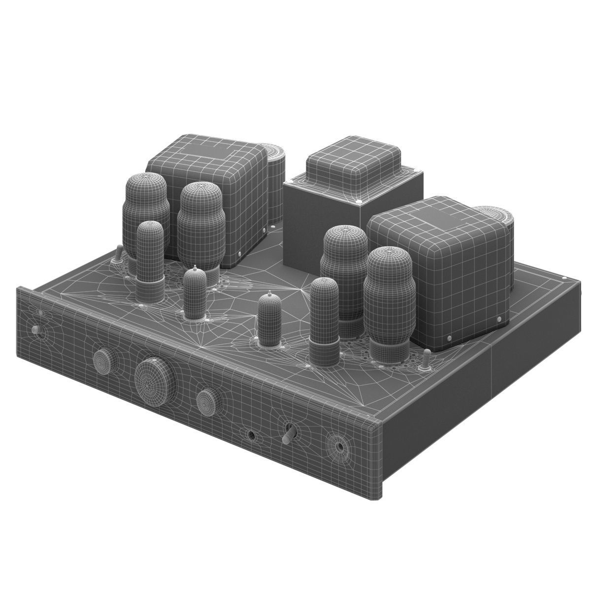 Cary audio SLI-80HS vacuum tube Integrated Amplifier 3D model_5