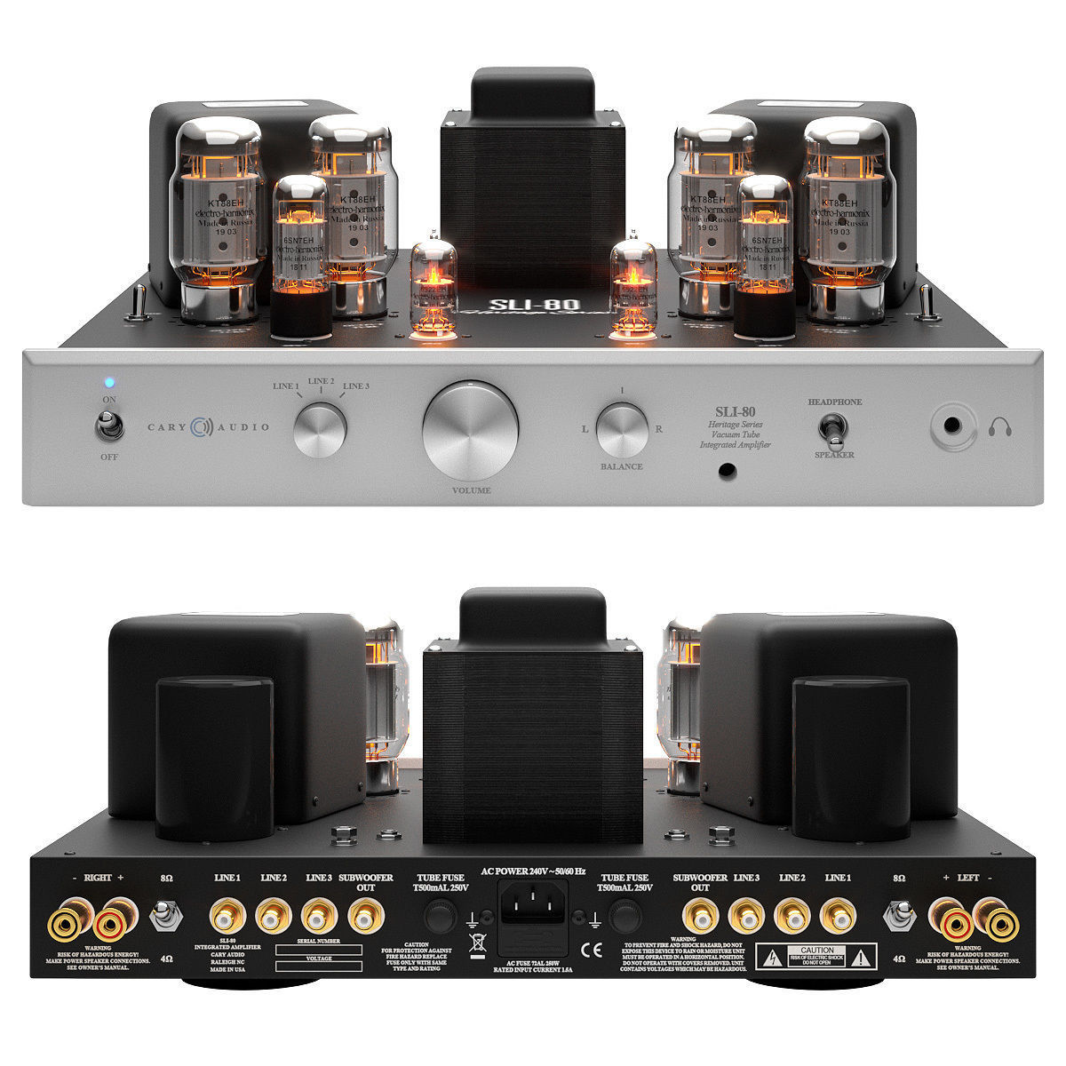 Cary audio SLI-80HS vacuum tube Integrated Amplifier 3D model_1