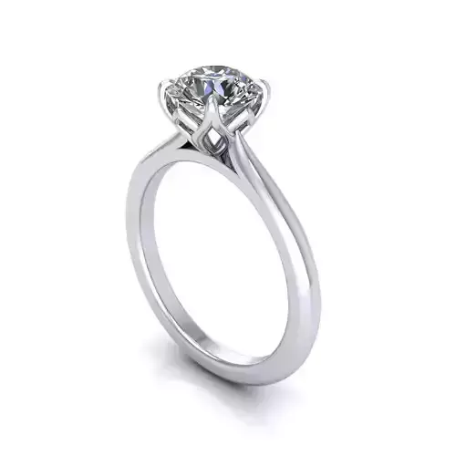 Solitaire Diamond Wedding Ring R63