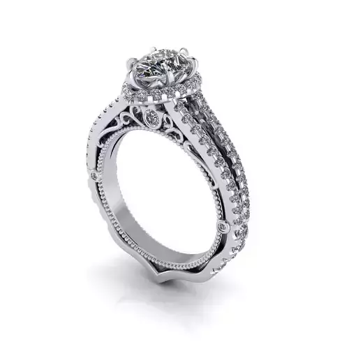 Women Diamond Fashion Ring R155