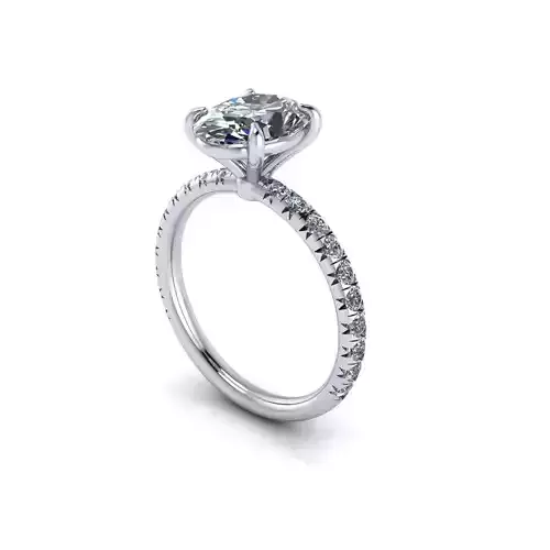 Solitaire Diamond Women Ring R138