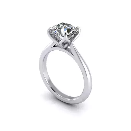 Solitaire Diamond Engagement Ring R145