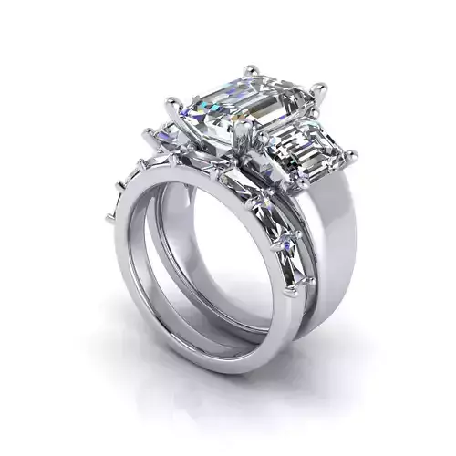 Matching Diamond Engagement Ring R118