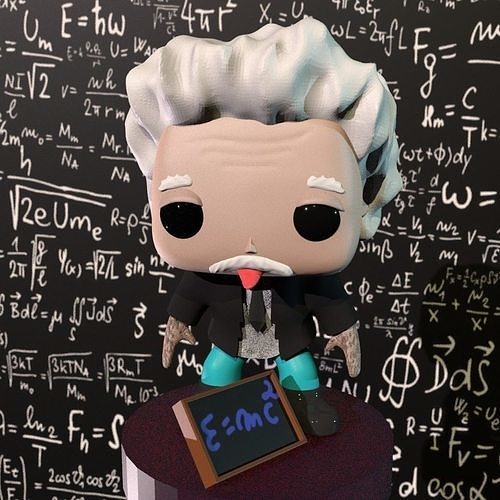 Einstein Free 3D model