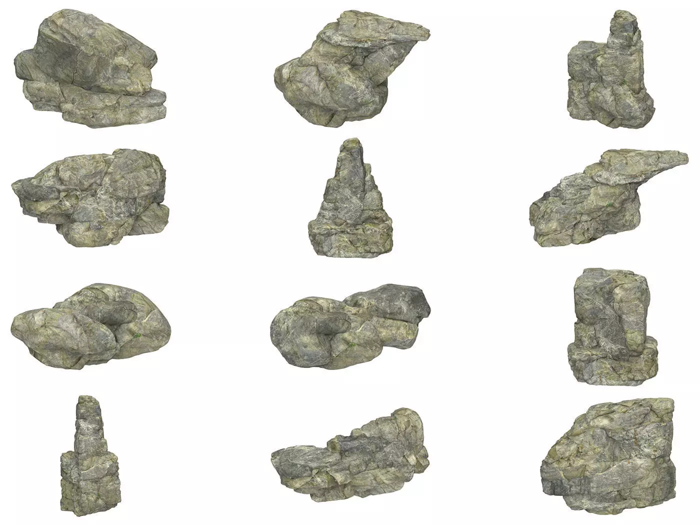 Stone Rock Collection 3D model