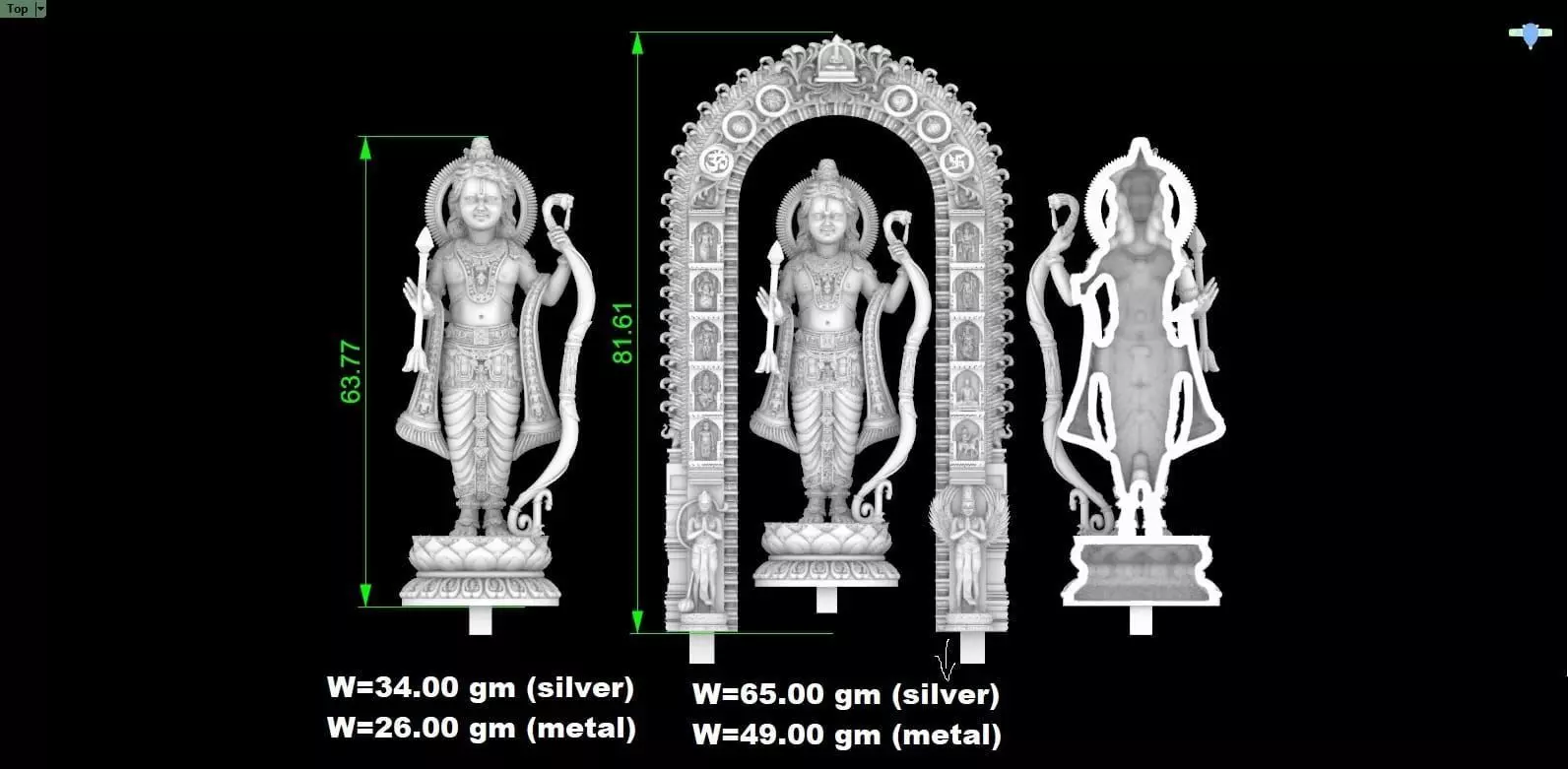 Ram Ji Ayodhya  3D print model_0