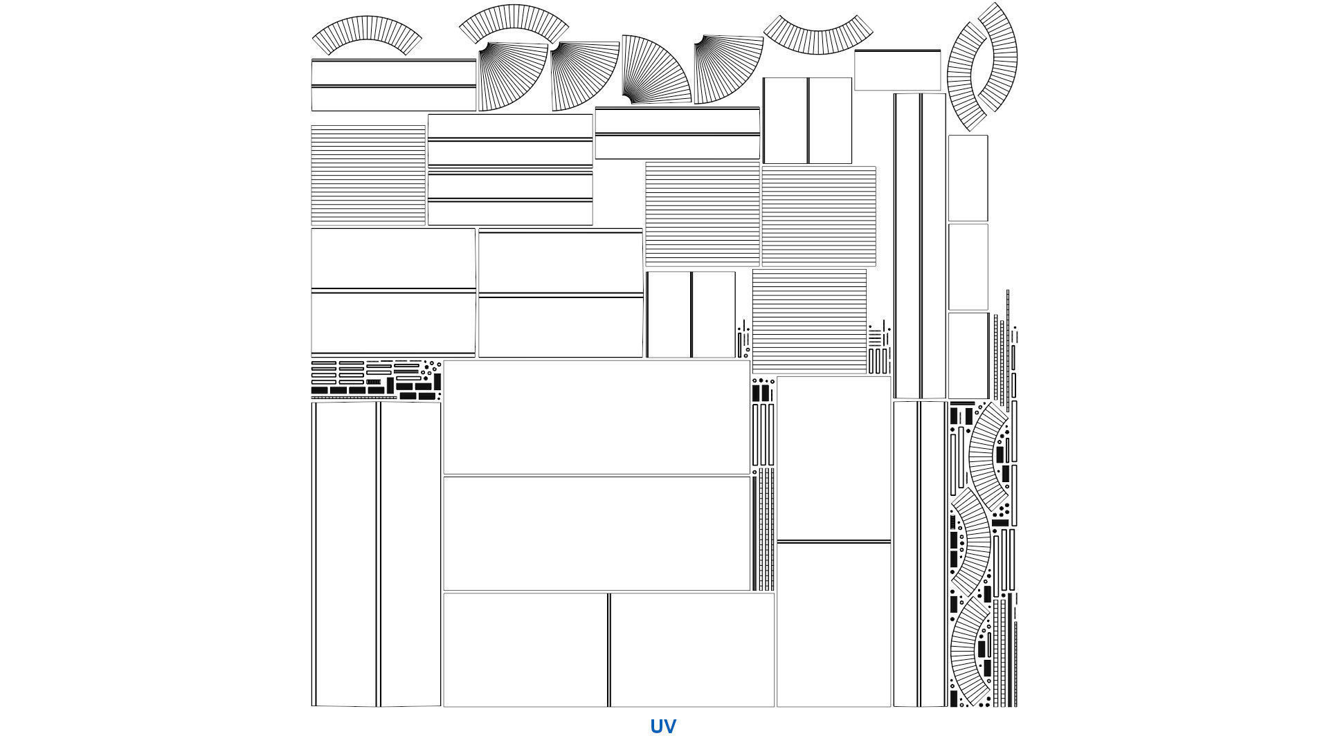 Reception Desk 2B Low-poly 3D model_10