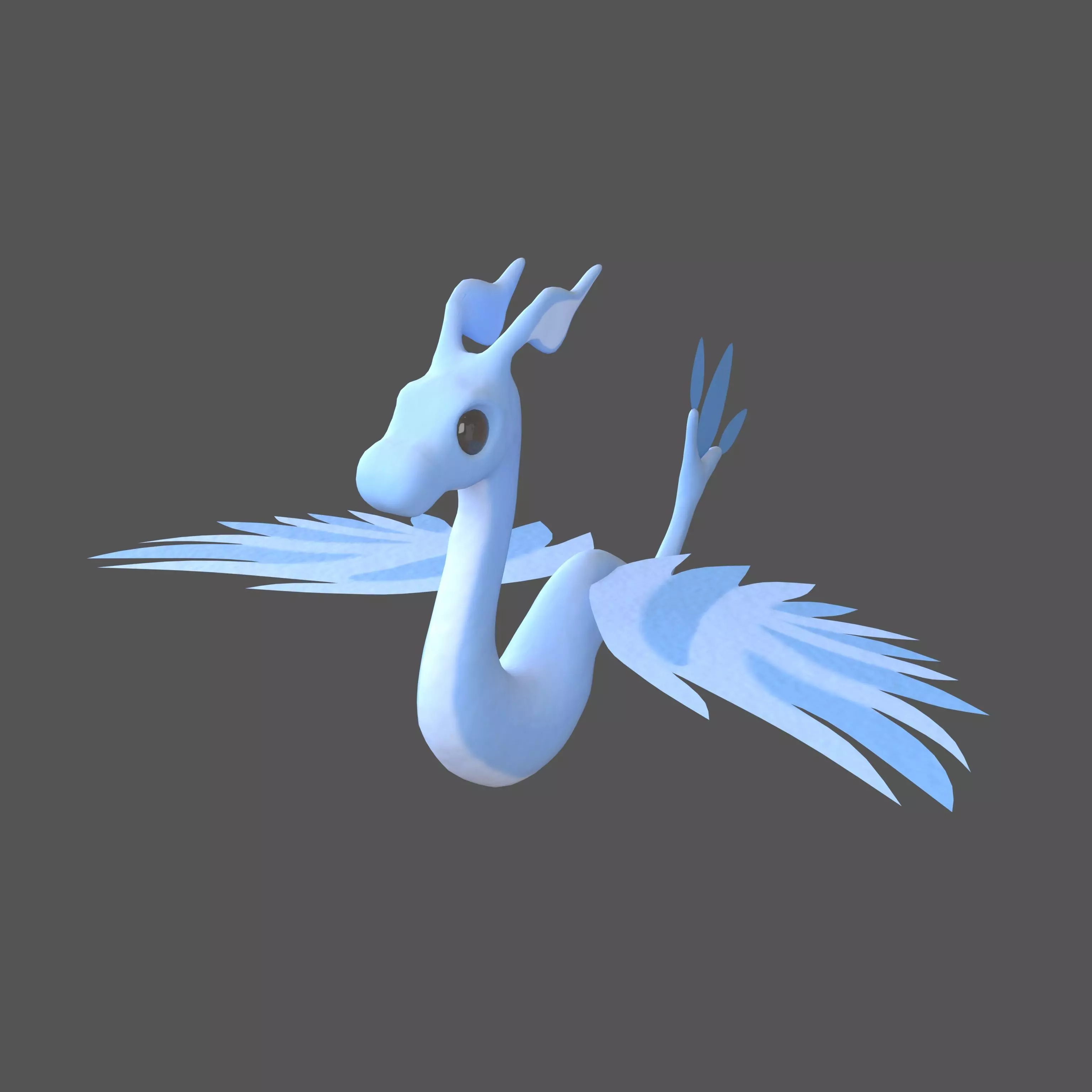 Cartoon Dragon Character v1 001 Low-poly 3D model_0