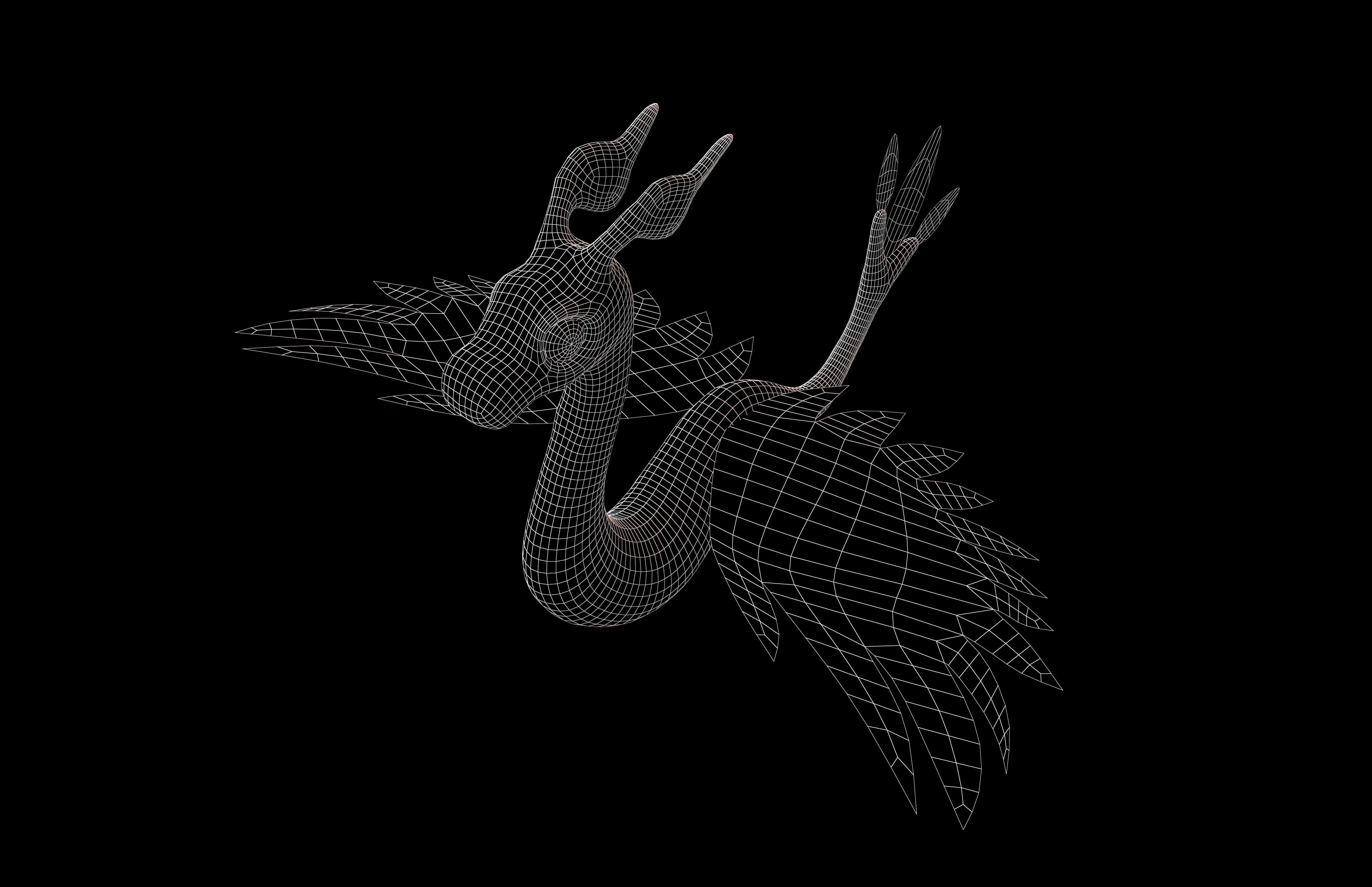 Cartoon Dragon Character v1 001 Low-poly 3D model_6