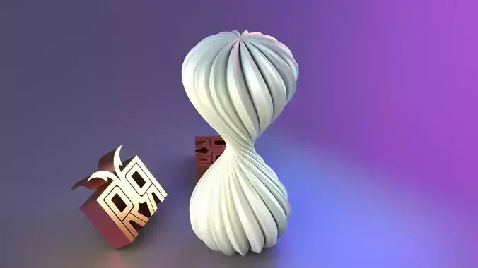 Round Welle candle mold