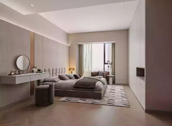 Modern bedroom master