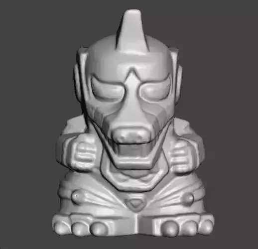 SD MECHAGODZILLA 74 PVC 1992 VINTAGE FIGURE 15 INCH ROBOT CHIBI 3D print model