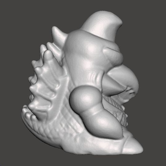 SD HEISEI GIGAN 1992 PVC VINTAGE FIGURE 15 INCH SUPER DEFORMED 3D print model_3