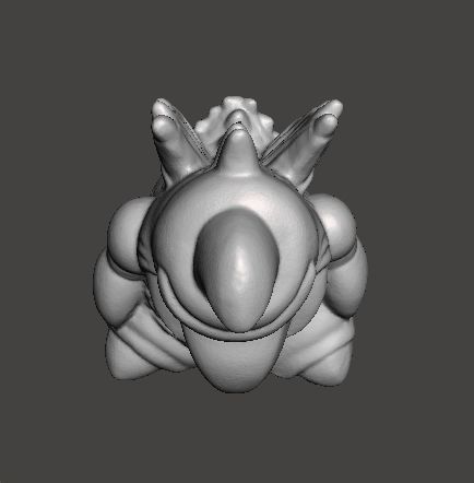 SD HEISEI GIGAN 1992 PVC VINTAGE FIGURE 15 INCH SUPER DEFORMED 3D print model_4