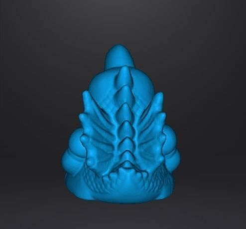 SD HEISEI GIGAN 1992 PVC VINTAGE FIGURE 15 INCH SUPER DEFORMED 3D print model_9