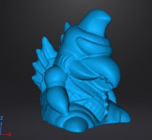 SD HEISEI GIGAN 1992 PVC VINTAGE FIGURE 15 INCH SUPER DEFORMED 3D print model_6