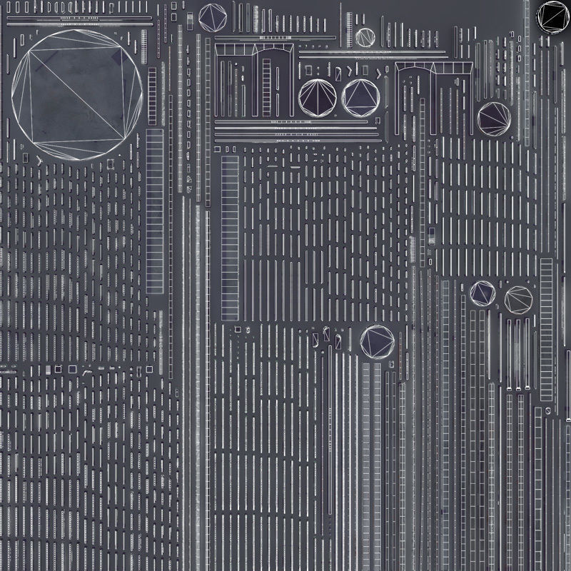 Birdcage Art Deco Low-poly 3D model_14