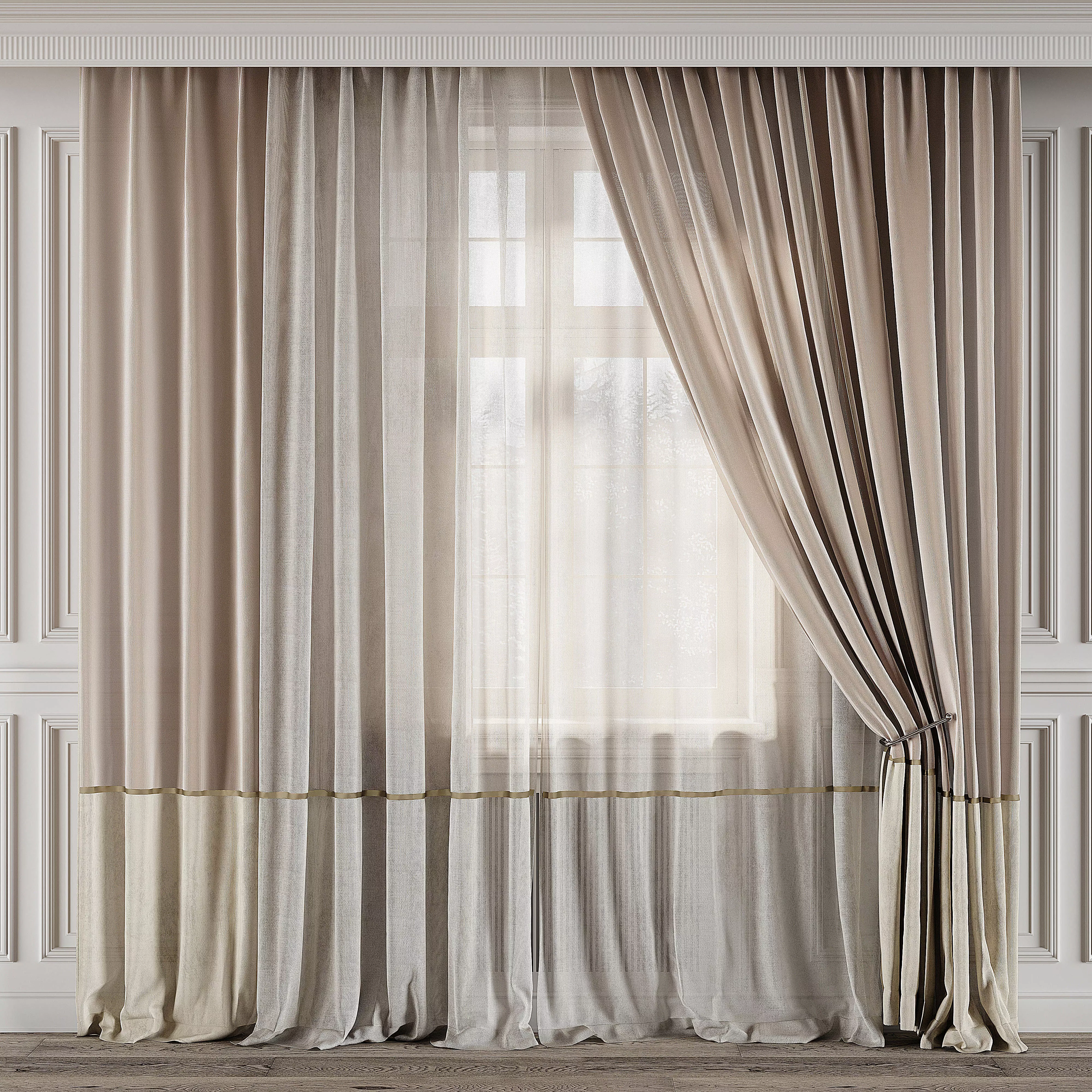 CURTAINS 557-2C 3D model