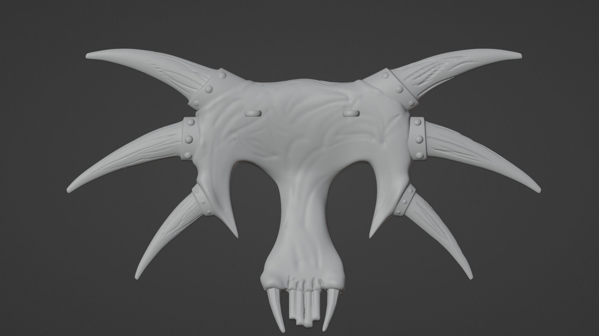 Gothic sleeper medalion  3D print model_1