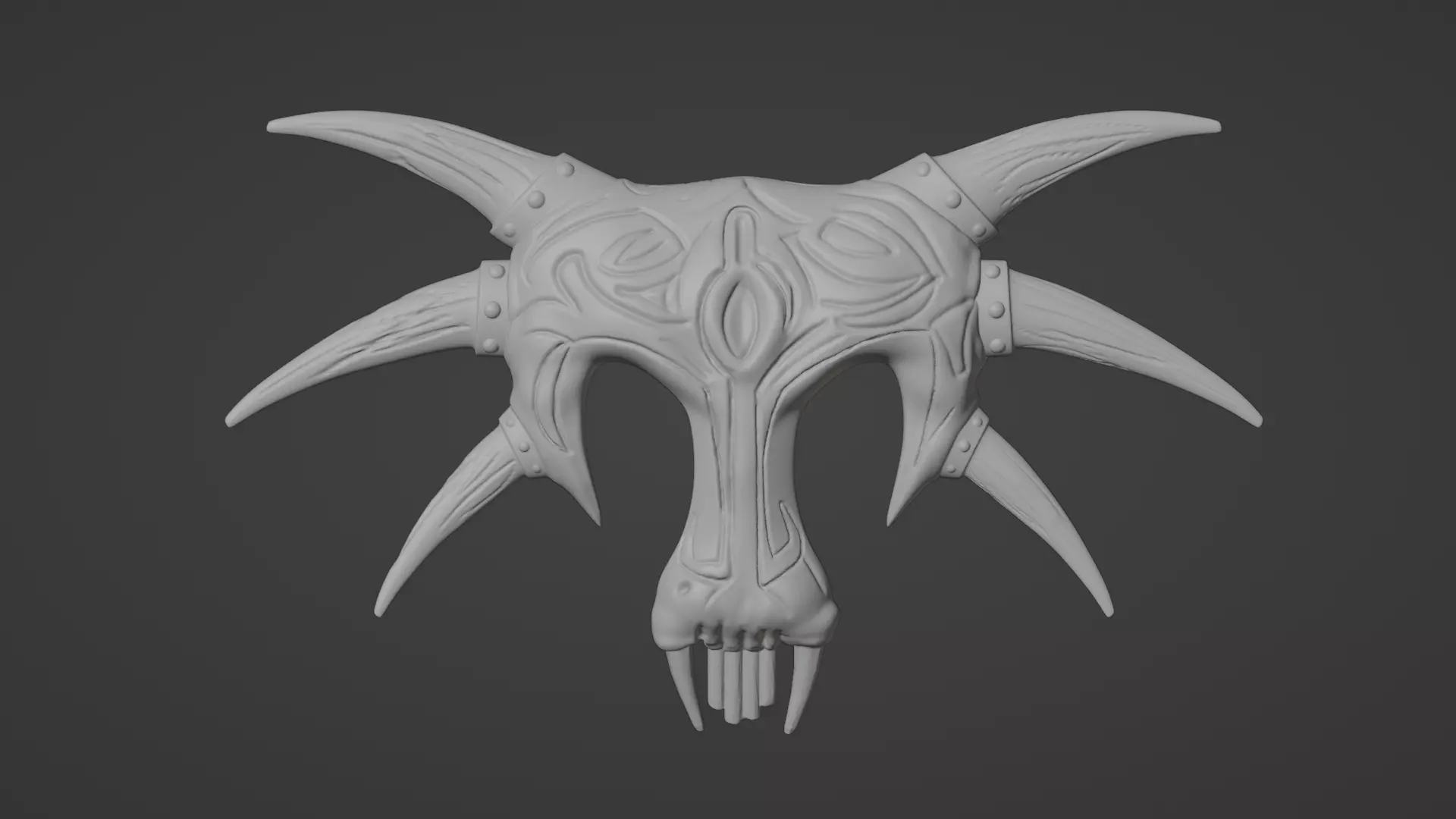 Gothic sleeper medalion  3D print model_0