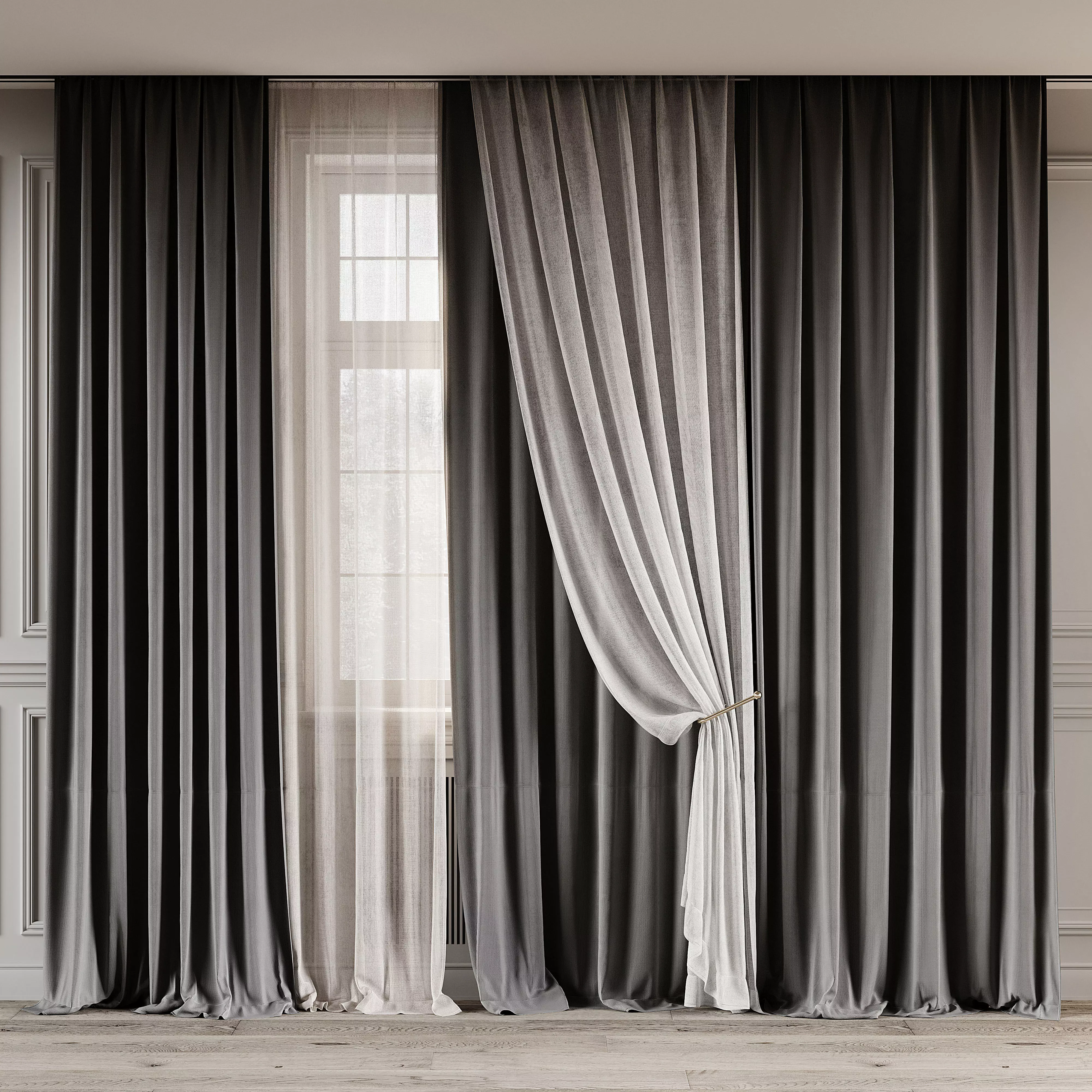 CURTAINS 563C 3D model
